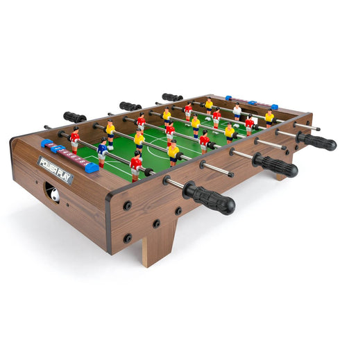 27" Table Football Game - Dark Brown